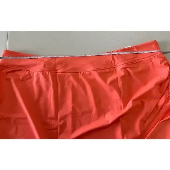 Ambernoon II By Dr. Erum Ilyas UPF 50 Wrap Swim Skirt CORAL NWT PLUS SIZE 30W - Picture 5 of 8